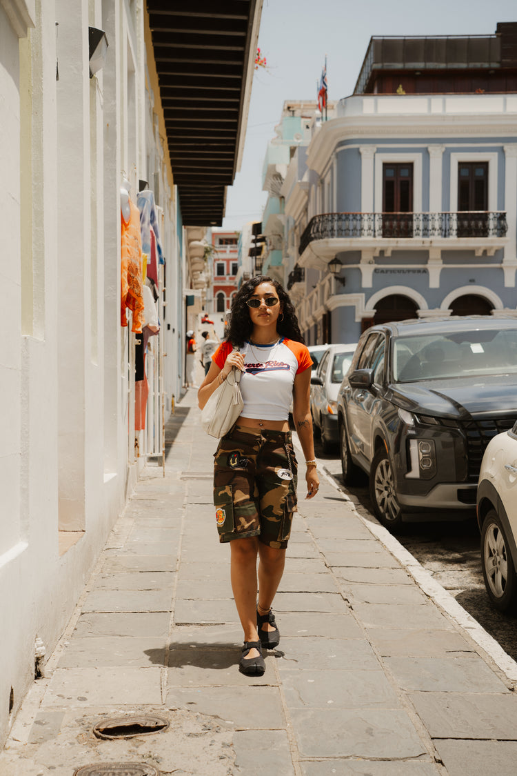 " US Studios" Camo Cargo Shorts
