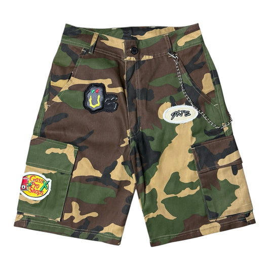 " US Studios" Camo Cargo Shorts