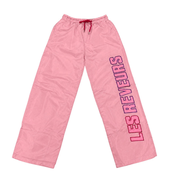 Les Reveurs Nylon Track Pants -Pink
